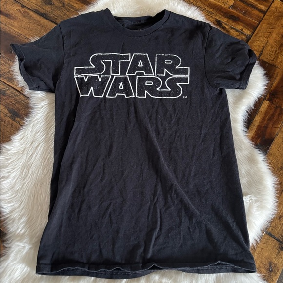 Star Wars Tops - Star Wars Black Cotton Tee